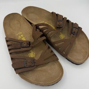 Birkenstock Siena Brown suede Sandals NWOT